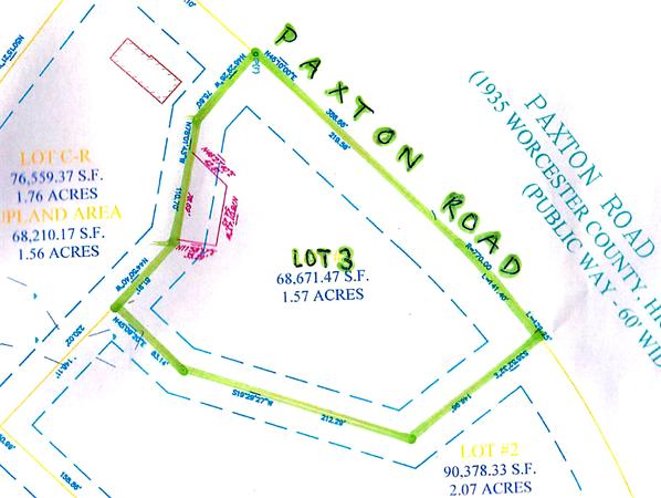 Real Estate for Sale, ListingId:16773385, location: Lot 3 Paxton Road Holden 01520