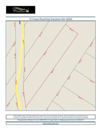 Land for Sale, ListingId:17215235, location: 12 Chase Rd Sandwich 02563