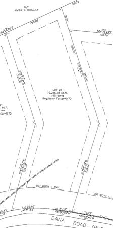 Land for Sale, ListingId:17879795, location: Parcel 2 Dana Road Oxford 01540