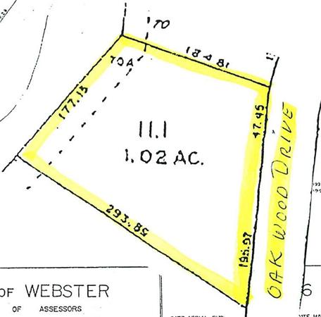 Land for Sale, ListingId:18075613, location: Lot 70A Oakwood Drive Webster 01570