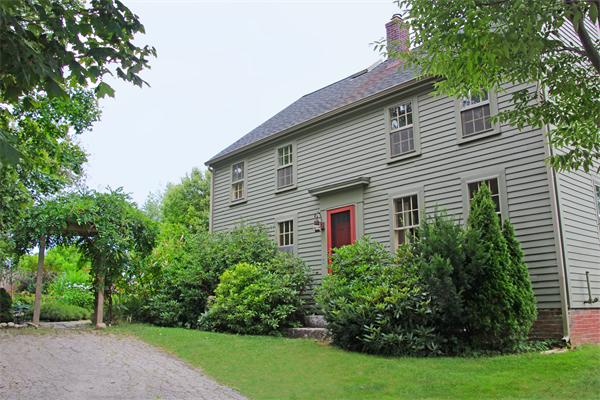  Newbury MA Open Houses | Open Homes | CPC Open Houses, Behind a stonewall and surrounded by lush landscaping lies a quintessential coun