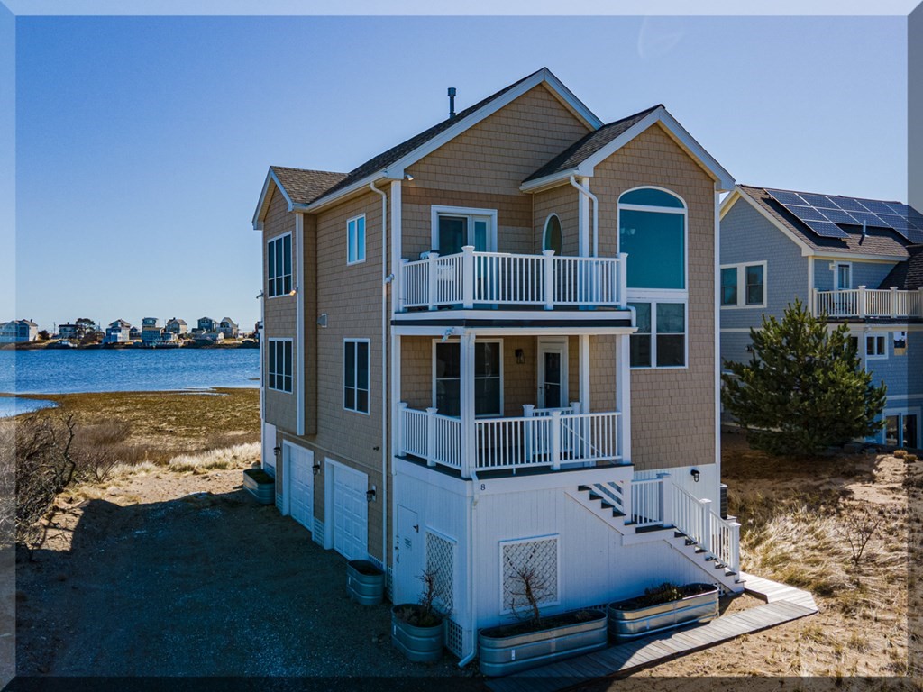 FIRST SHOWINGS BY APPOINTMENT ONLY AT OPEN HOUSE SATURDAY 4/16 & SUNDAY 4/17 FROM 12-2PM.                                                                                               Rare Plum Island opportunity!  Stunning basin front home was raised 5 feet and tastefully renovated from top to bottom in 2016 and features upside down floor plan.  Kitchen offers soapstone counters, stainless steel appliances and hardwood floors.  Living room has hardwood floors, gas fireplace and panoramic basin views.  Master bedroom provides 10 foot square  dressing room with Elfa closet system.  Good storage, front and rear decks and two car garage.  Too much more to describe here.