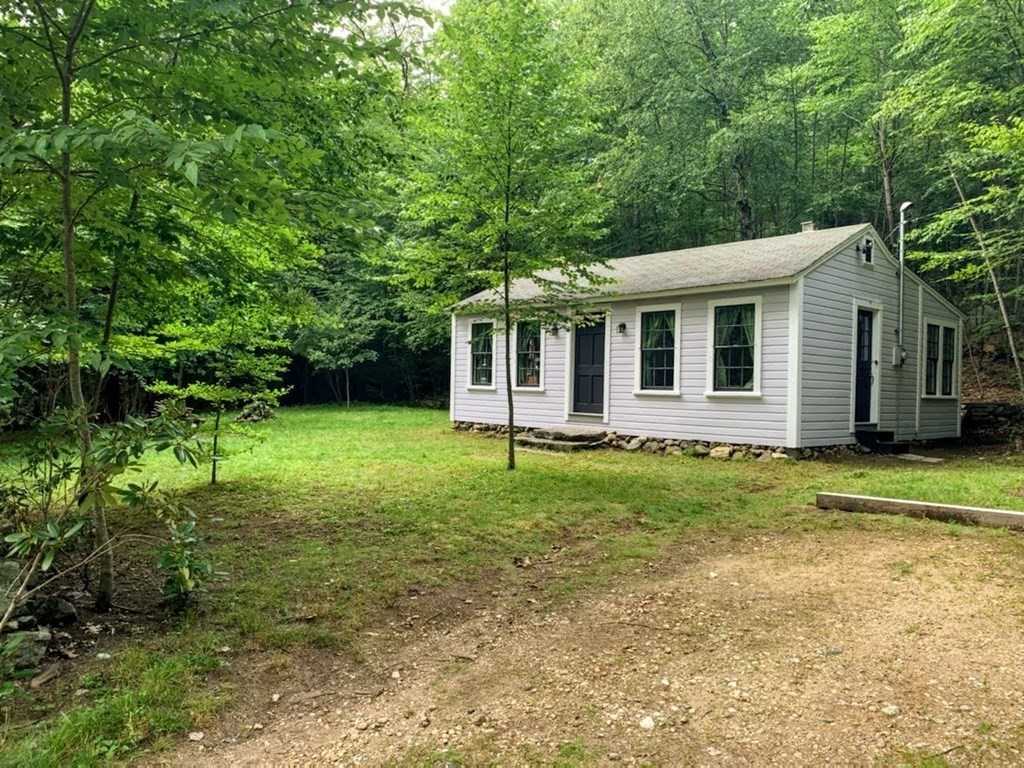 Here is your chance to purchase a cottage that sits on just over 4 acres of land in the peaceful town of Petersham.  Bring this one-bedroom cottage back to life by renovating the kitchen and bath.  It is currently heated with propane and there is a septic and well already installed on the property.  The lot appears to have enough street frontage and land size to produce another buildable lot by subdividing.  Buyer to do their own due diligence with the town in regards to subdividing.  Petersham is about an hour to Boston and Springfield, 30 minutes to Worcester, and 40 minutes to Amherst.  Being sold as-is. A new septic will be needed and is the buyers responsibility. Seller has perc test and quote for new septic system.  Buyer is responsible for all inspections including, well, smoke & CO certificate.
