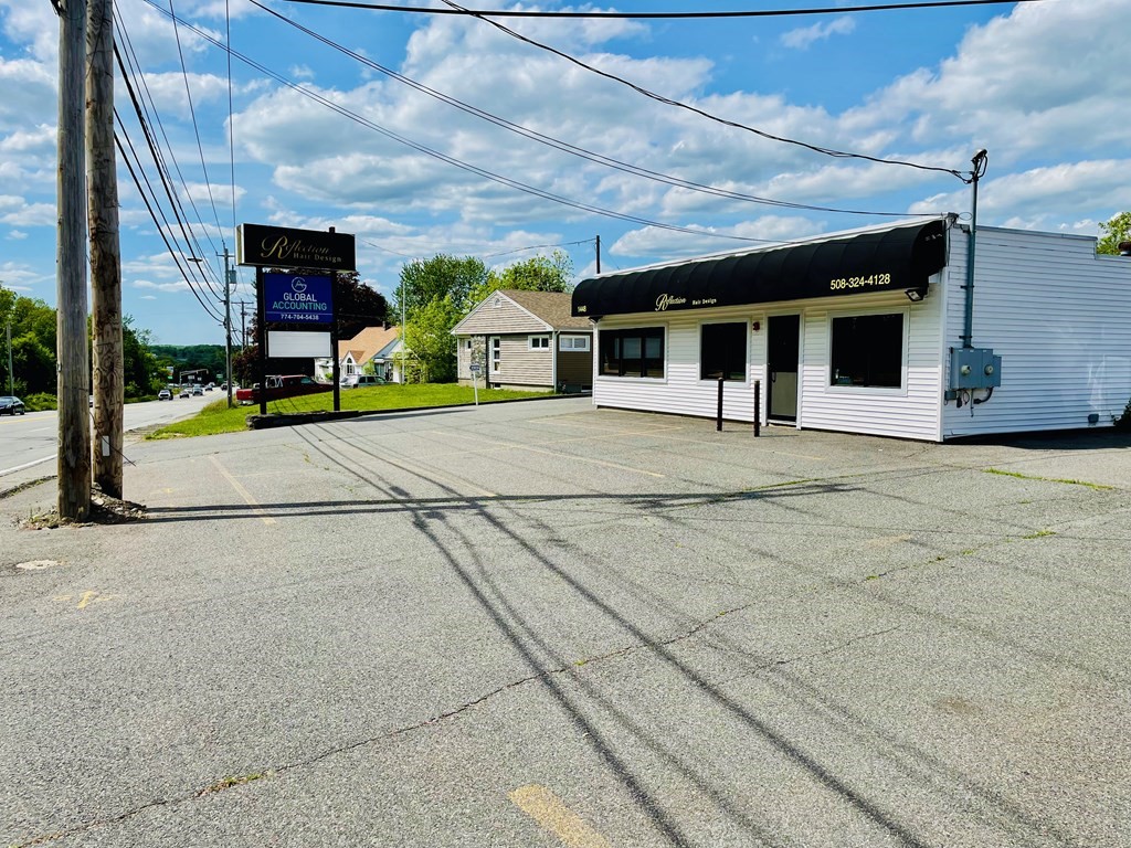Prime investment opportunity, nearly 3,000 SF (two units) on .29 Acres situated on high traffic Route 6 location.  Existing salon business, 1,800 SF is available for an additional $10,000 ($499,900), fully equipped and nicely furnished with potential to add facials, nails, lashes and massages.  Accounting practice, 900 +/- SF would lease back the unit, terms to be negotiated.  Ample parking, driveways on both sides of the building creates multiple business opportunities including but not limited to retail and prior restaurant use.  Call for property tour.