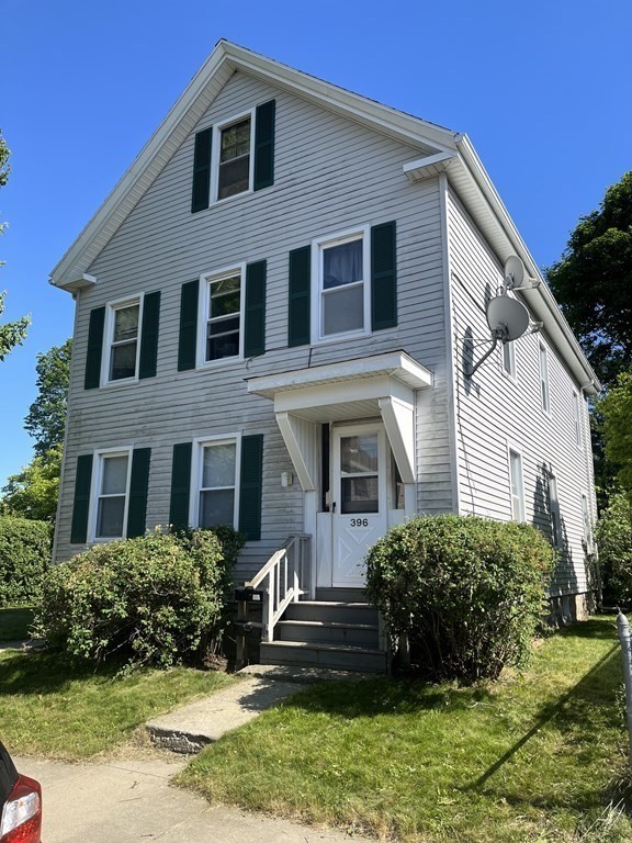 This beautiful 2 family home in the west end of New Bedford offers 2 three bedroom and one Bath units both complete with an eat in kitchen.There is a bonus third floor partially finished with hardwood flooring and a ton of potential. New roof installed June 2022. Furnace on the first floor is newly installed as of October 2021. If you are in the market for a two family, you won't want to miss this one. This home is well cared and waiting for its new owners!  Call and schedule your appointment!