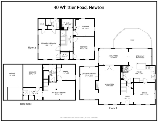 40 Whittier Road Newton MA 02460