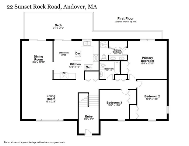 22 Sunset Rock Road Andover MA 01810