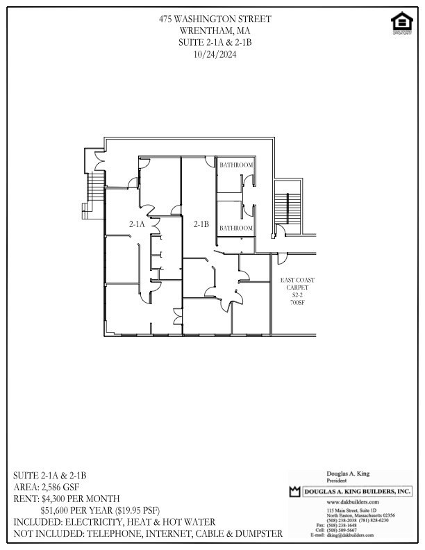 475 Washington St. Unit 2-1A&B, Wrentham, MA 02093 - Image 13
