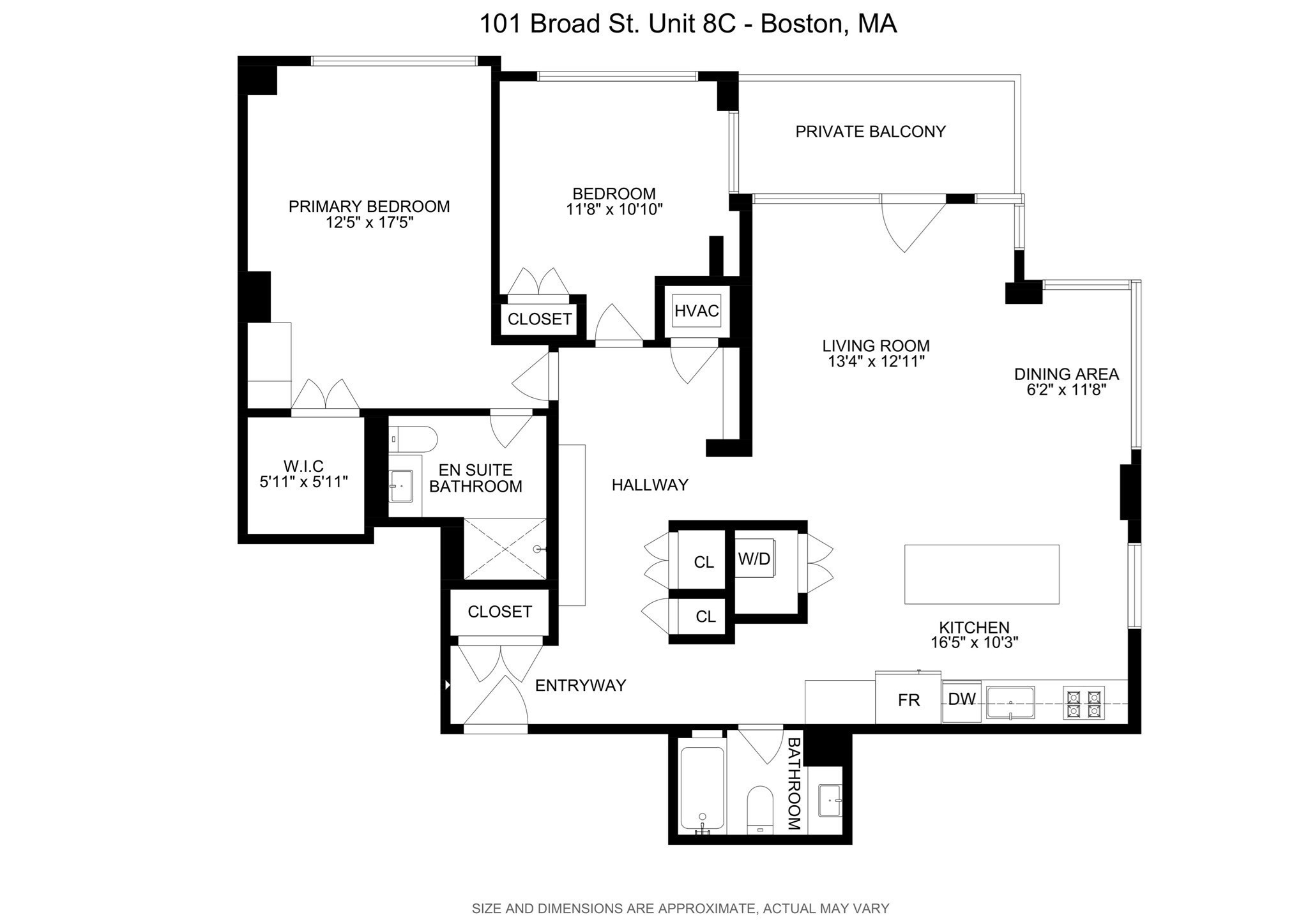101 Broad St Unit 8C, Downtown, Boston, MA 02110