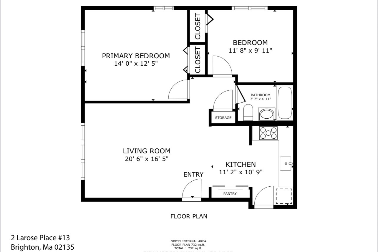 2 Larose Place Unit 13, Brighton, Boston, MA 02135 - Image 16