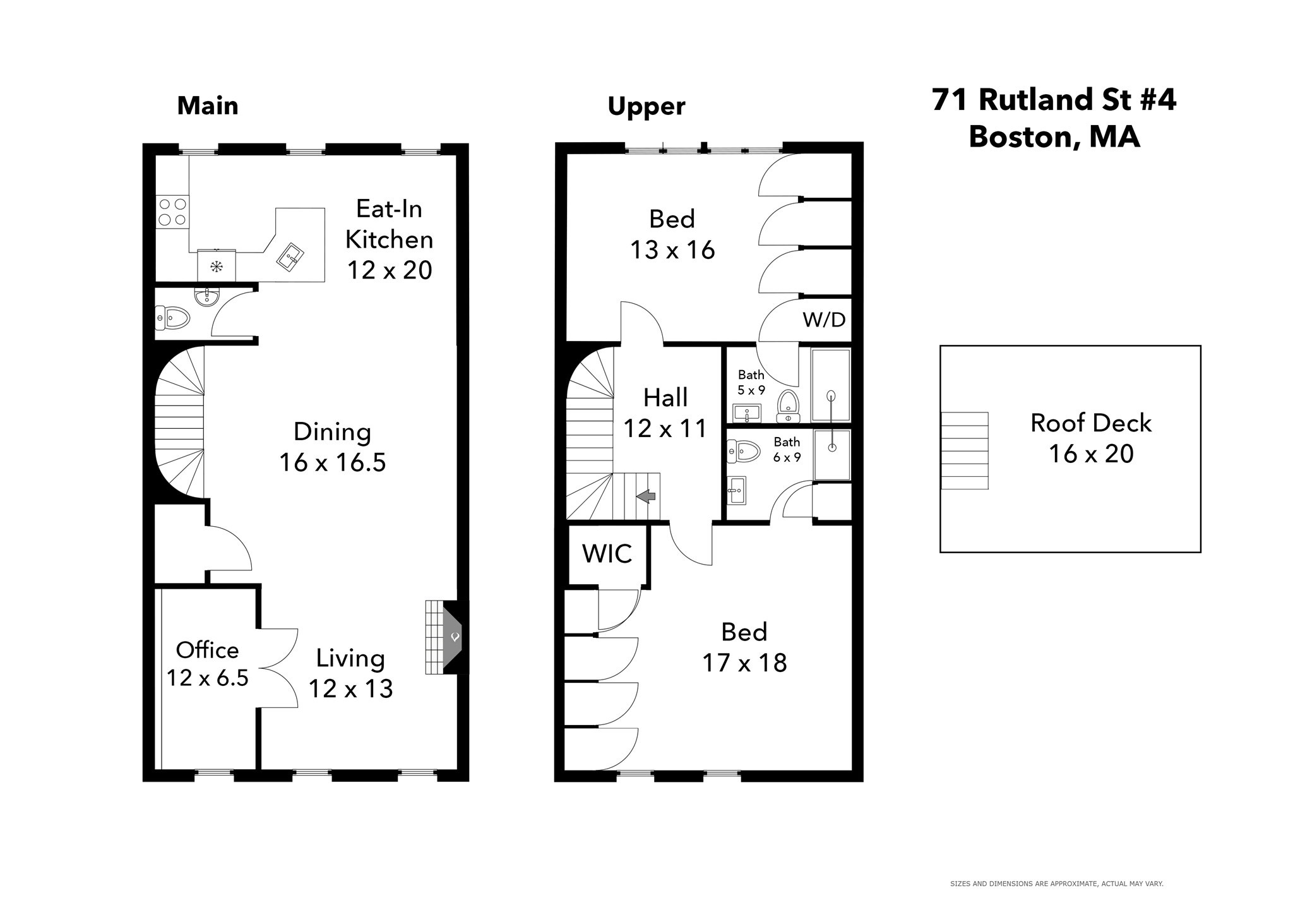 71 Rutland Street  Unit 4, South End, Boston, MA 02118