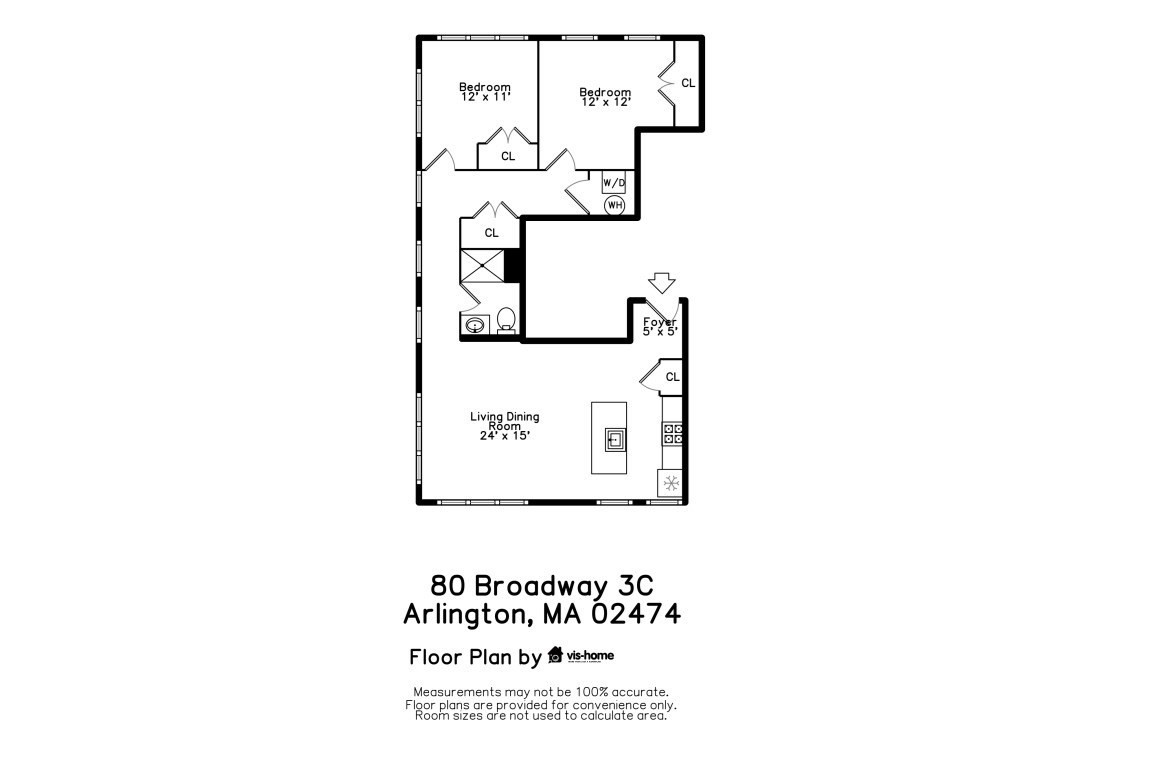 80 Broadway  Unit 3C, Arlington, MA 02474