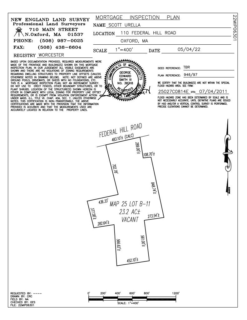 0 Federal Hill Rd, Oxford, MA 01540 - Image 1