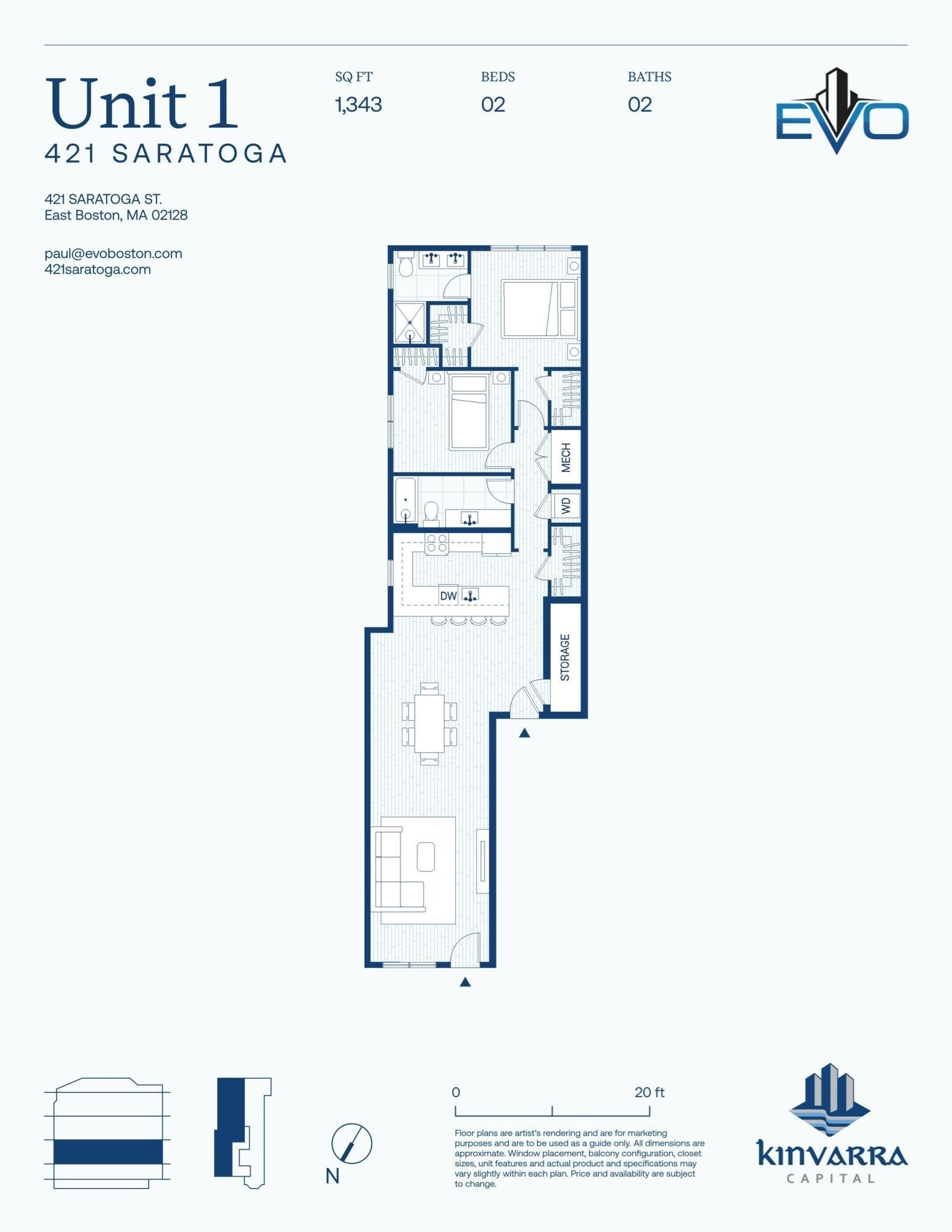 421 Saratoga Unit 1A, East Boston, Boston, MA 02128 - Image 22