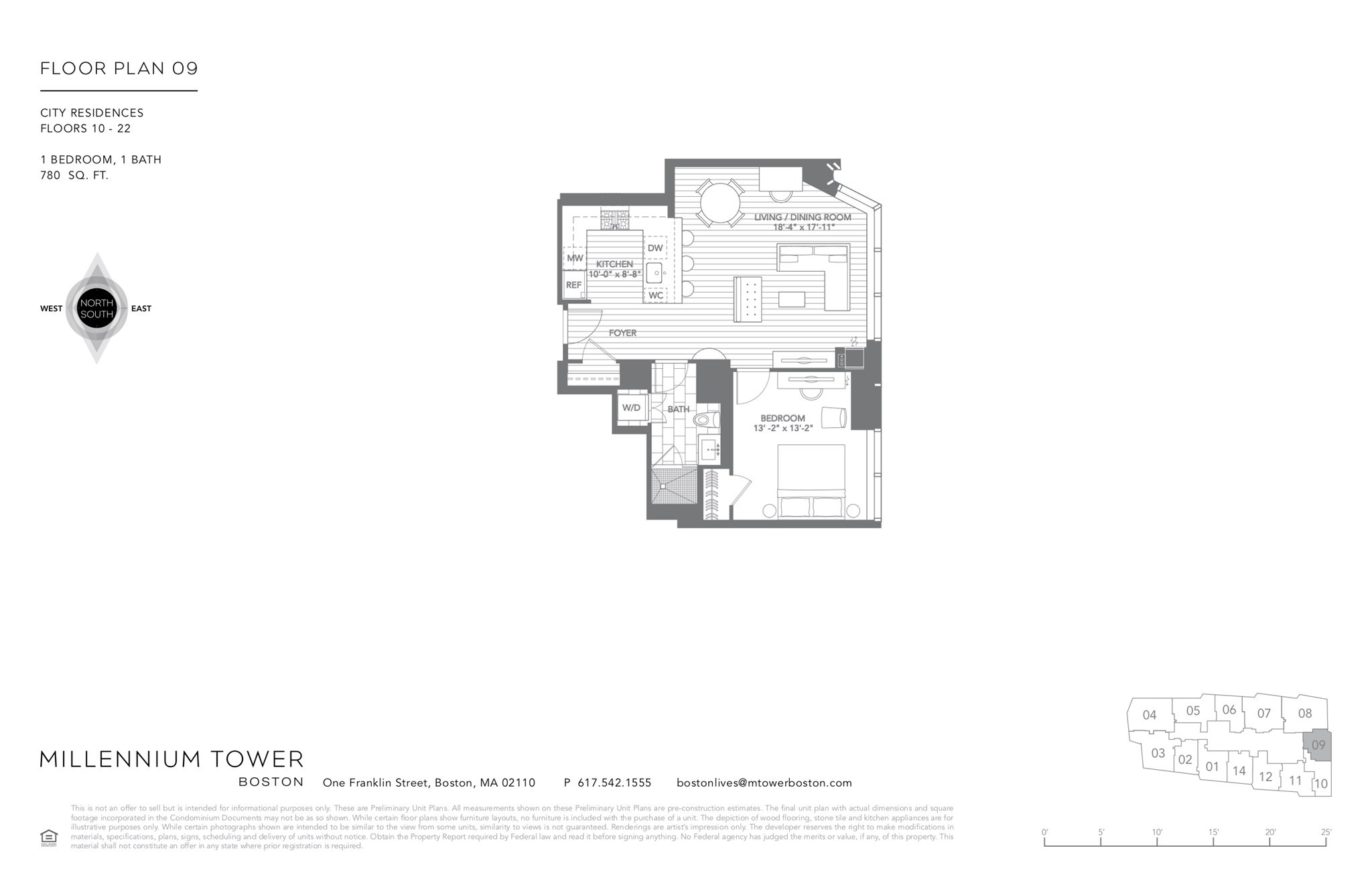 1 Franklin St Unit 1709, Downtown, Boston, MA 02110 - Image 6