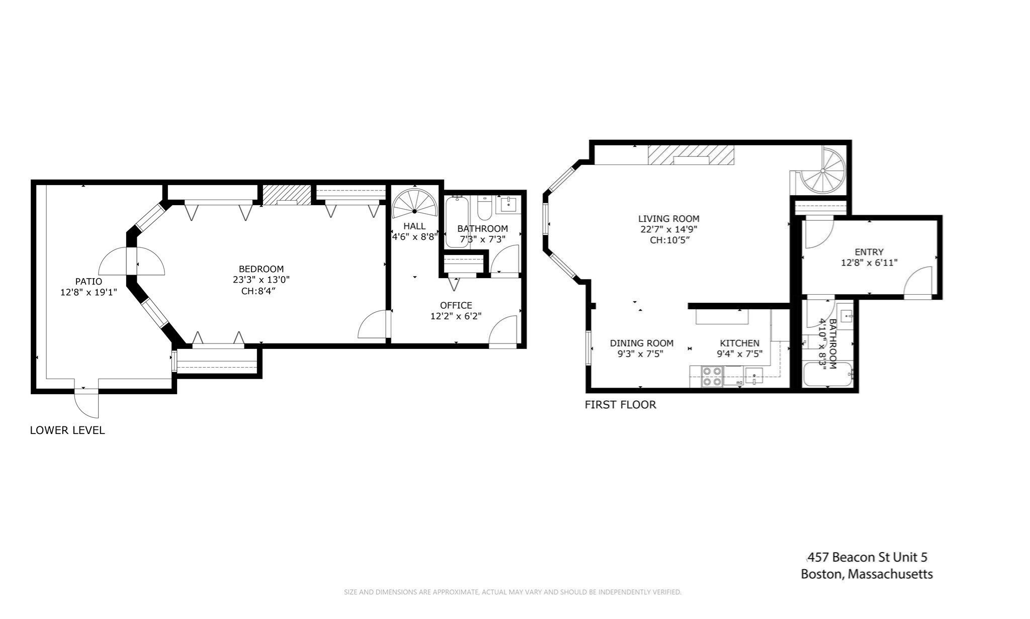 457 Beacon St Unit 5, Back Bay, Boston, MA 02115