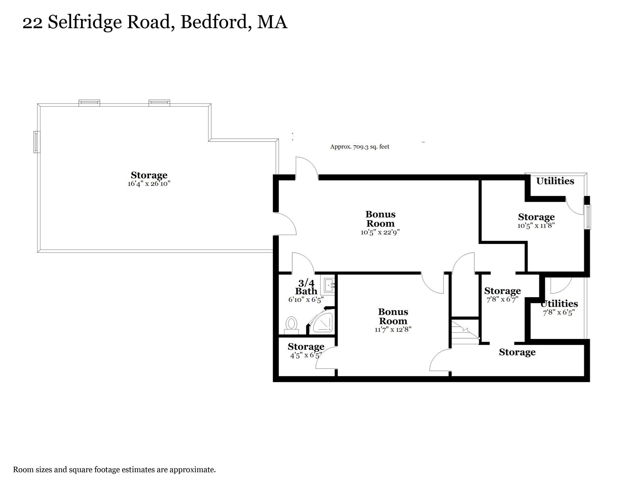22 Selfridge Rd, Bedford, MA 01730