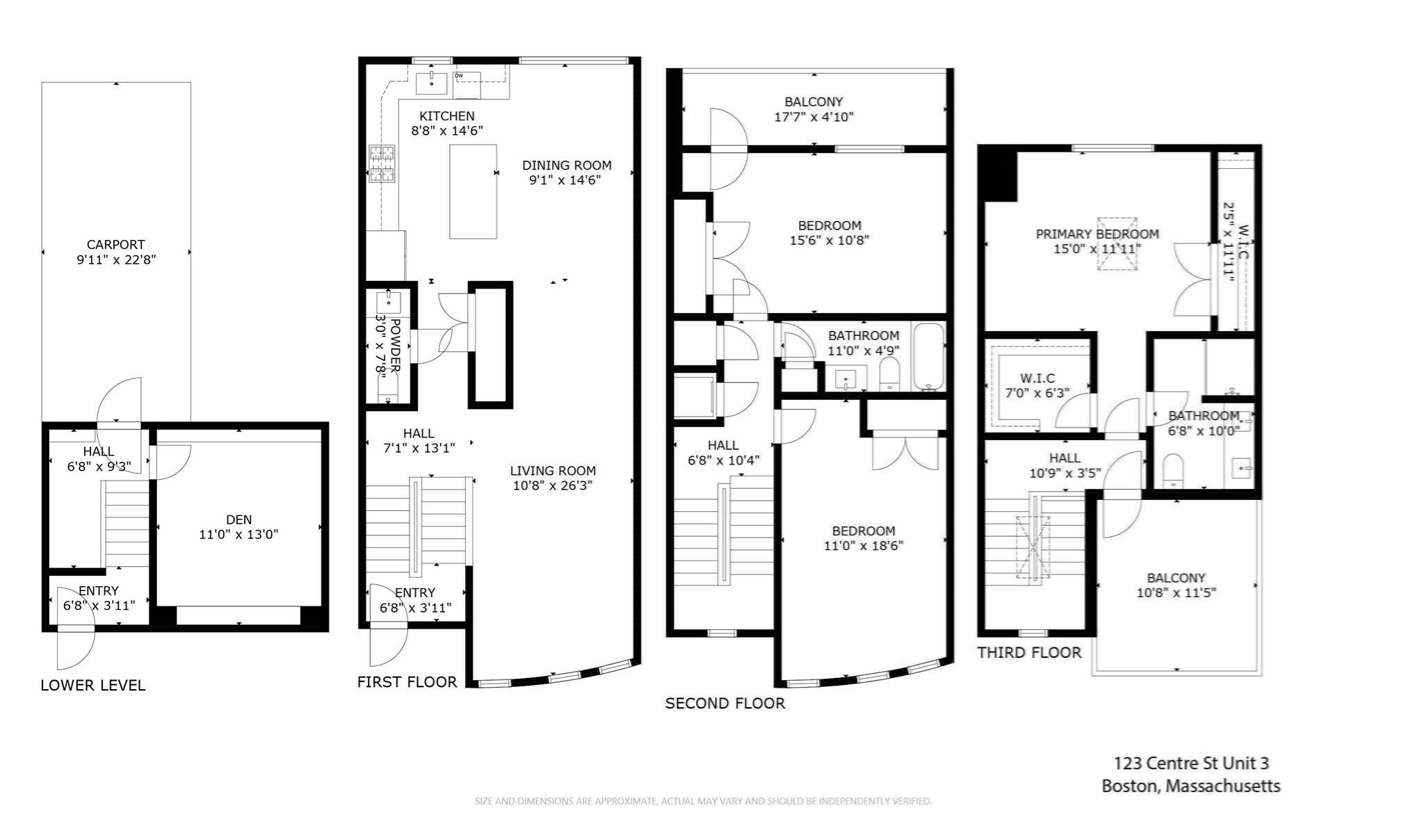 123 Centre St Unit TH4, Dorchester, Boston, MA 02124 - Image 41