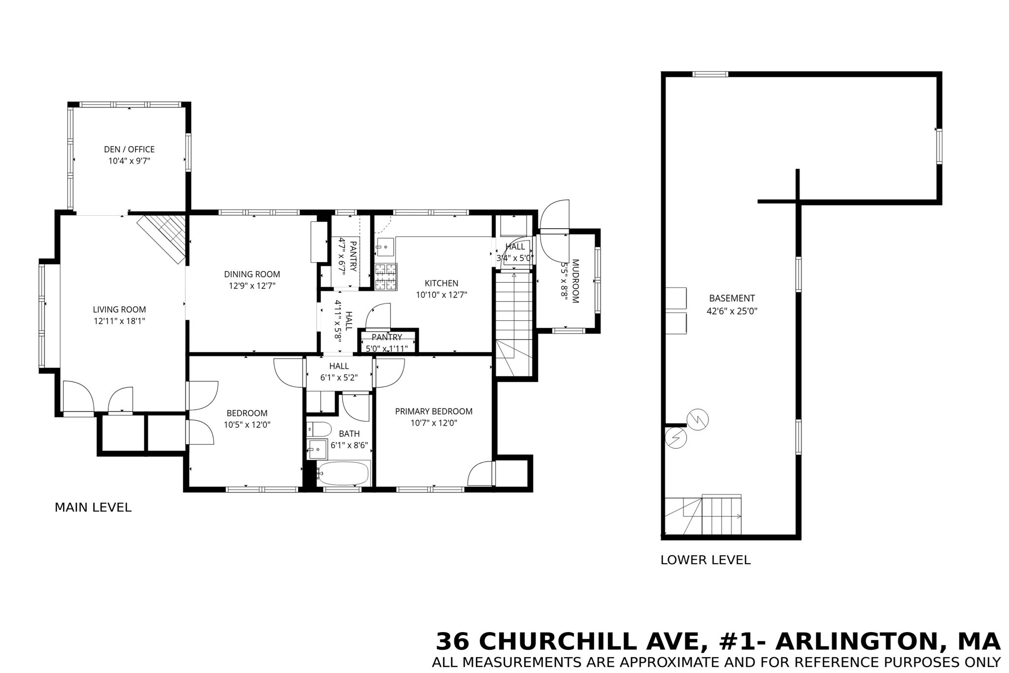 36 Churchill Ave Unit 1, Arlington, MA 02476