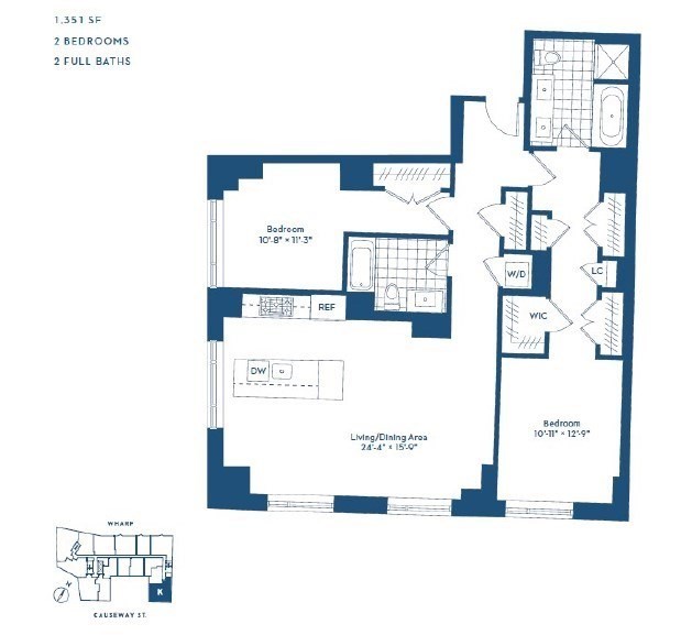 100 Lovejoy Wharf Unit 10K, West End, Boston, MA 02114 - Image 2