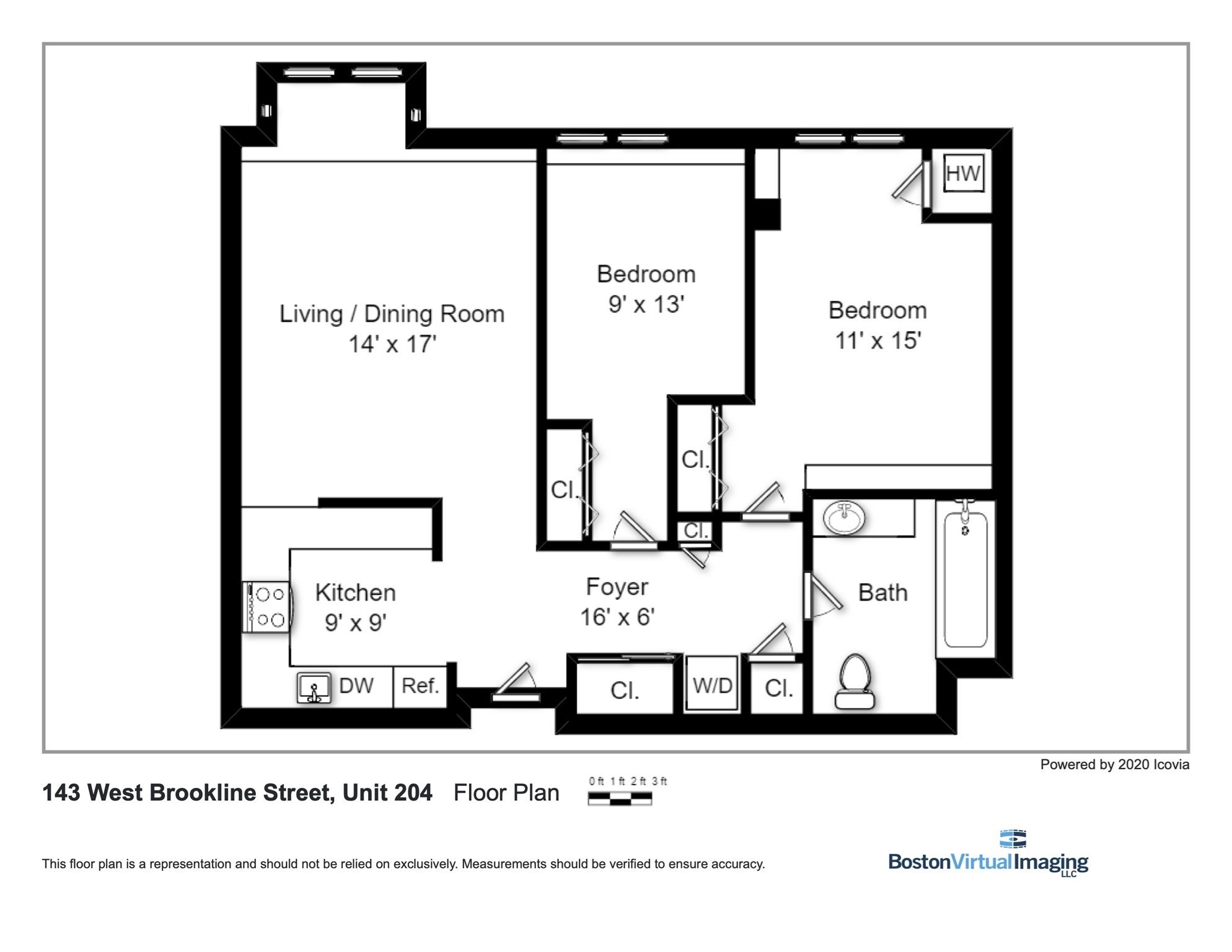 143 W Brookline St Unit 204, South End, Boston, MA 02118 - Image 13