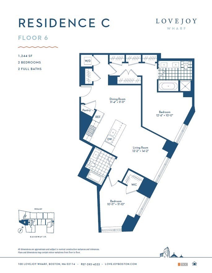 100 Lovejoy Wharf Unit 6C, West End, Boston, MA 02114 - Image 2