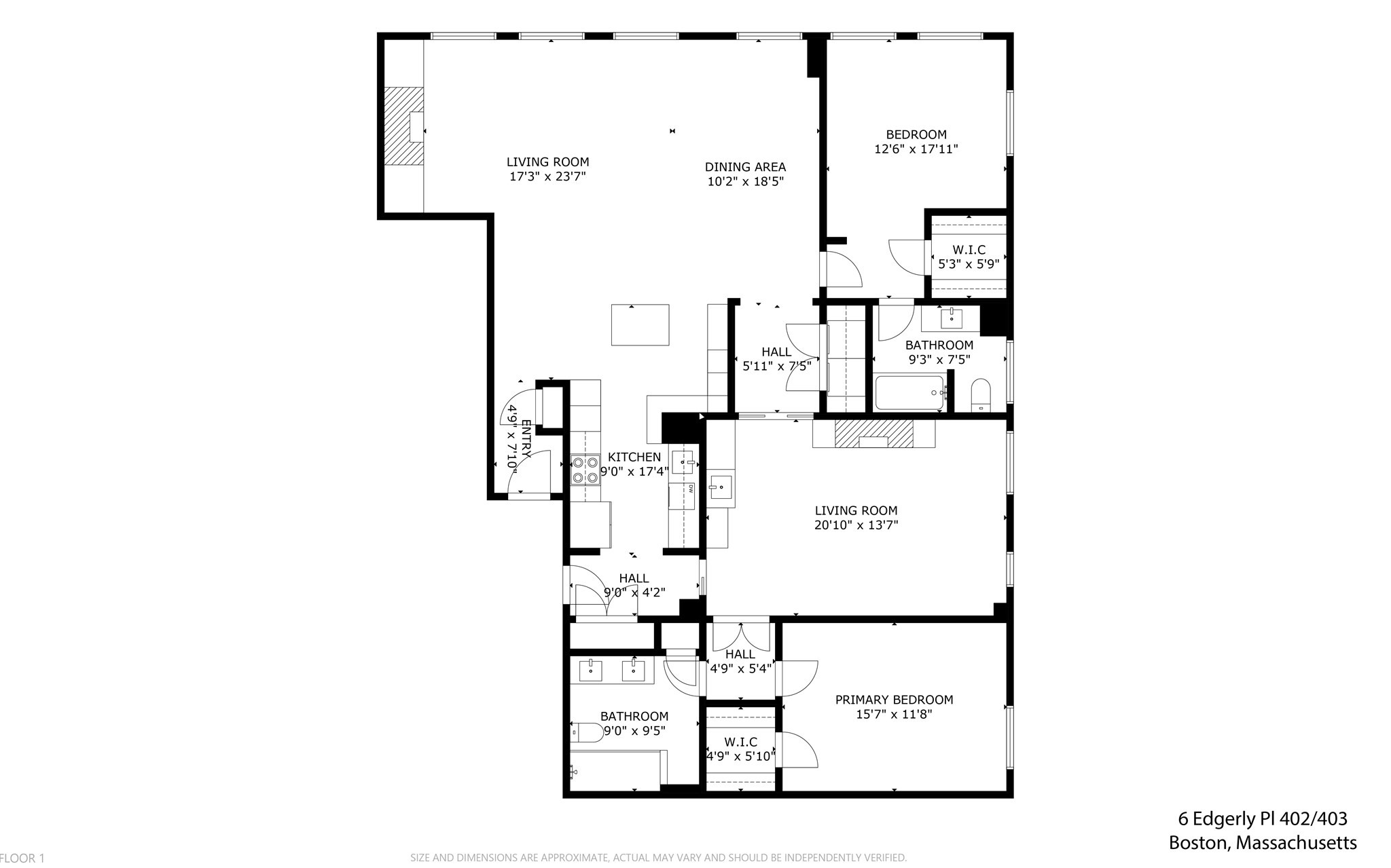 6 Edgerly Place Unit 402/403, Bay Village, Boston, MA 02116 - Image 16