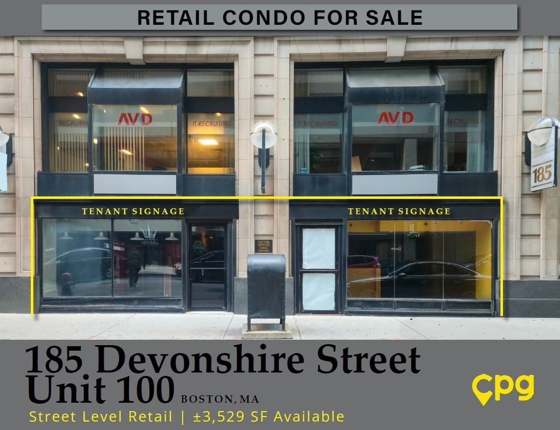 185 Devonshire St Unit 100, Downtown, Boston, MA 02110
