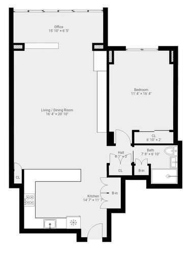 9 Hawthorne Pl Unit 14H, West End, Boston, MA 02114