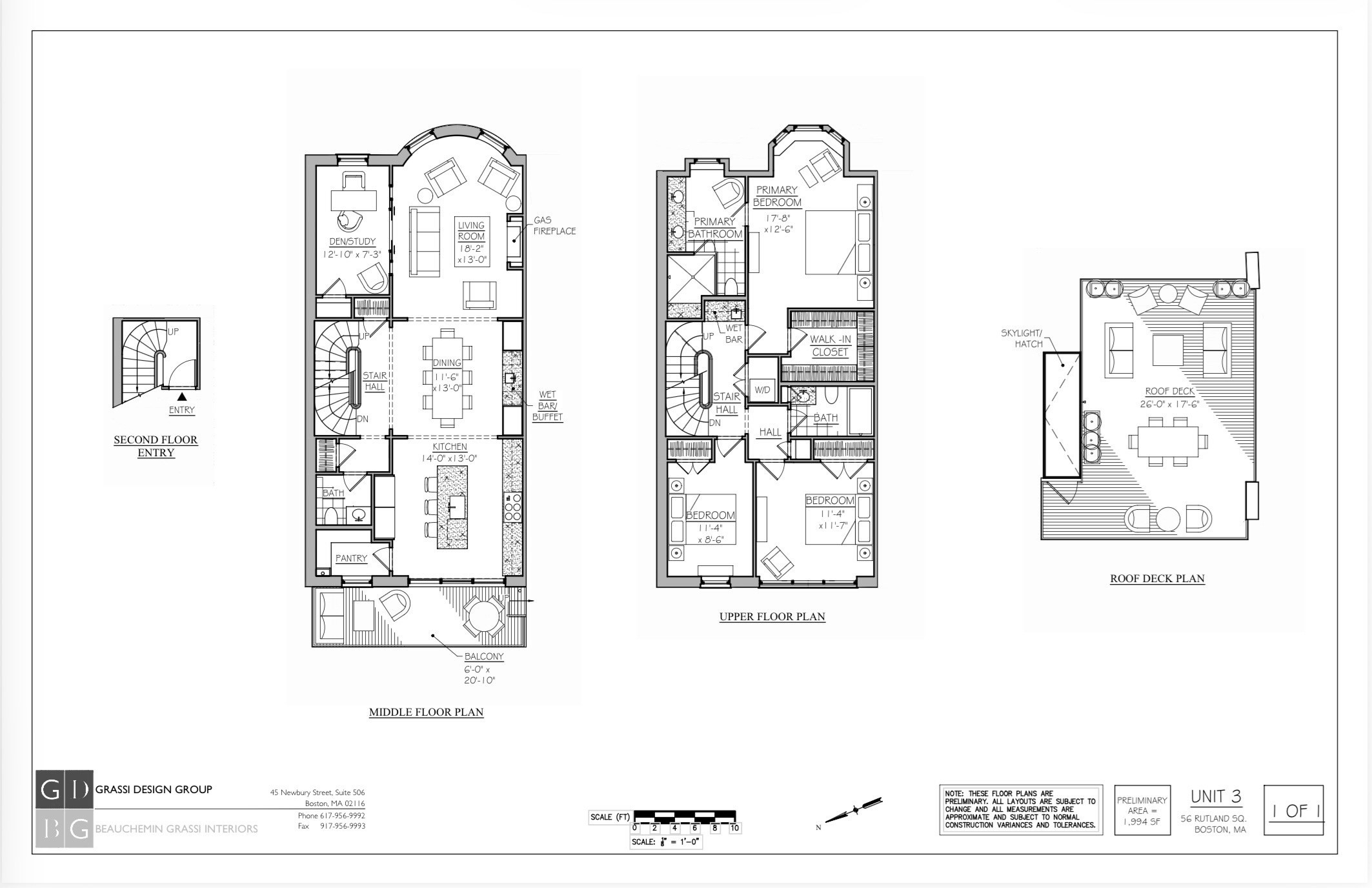 56 Rutland Square Unit 3, Boston - South End, MA 02118