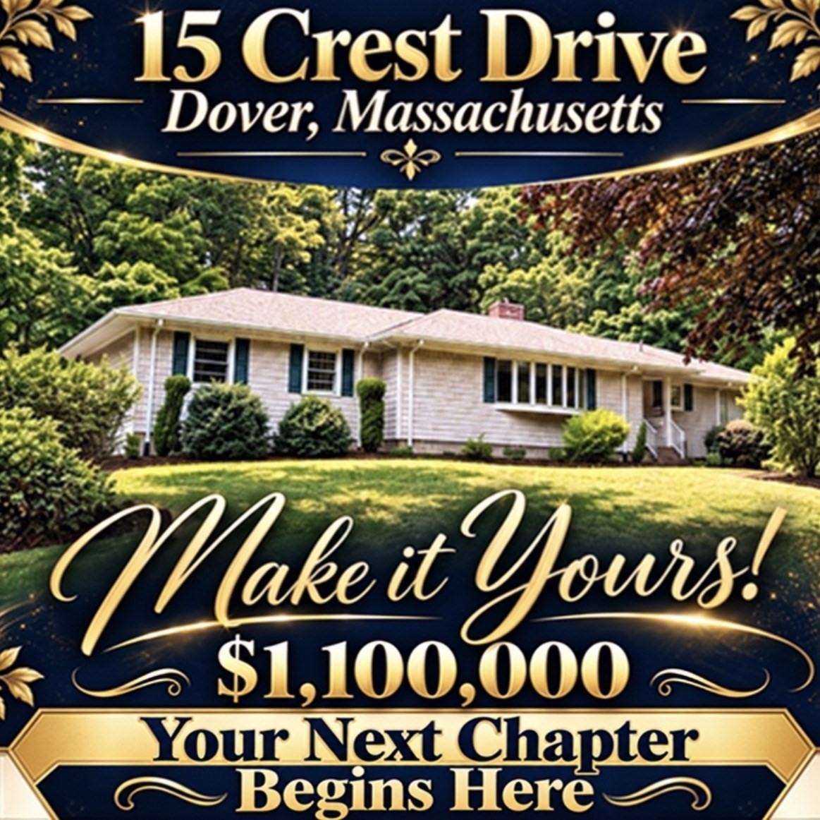 15 Crest Dr, Dover, MA 02030