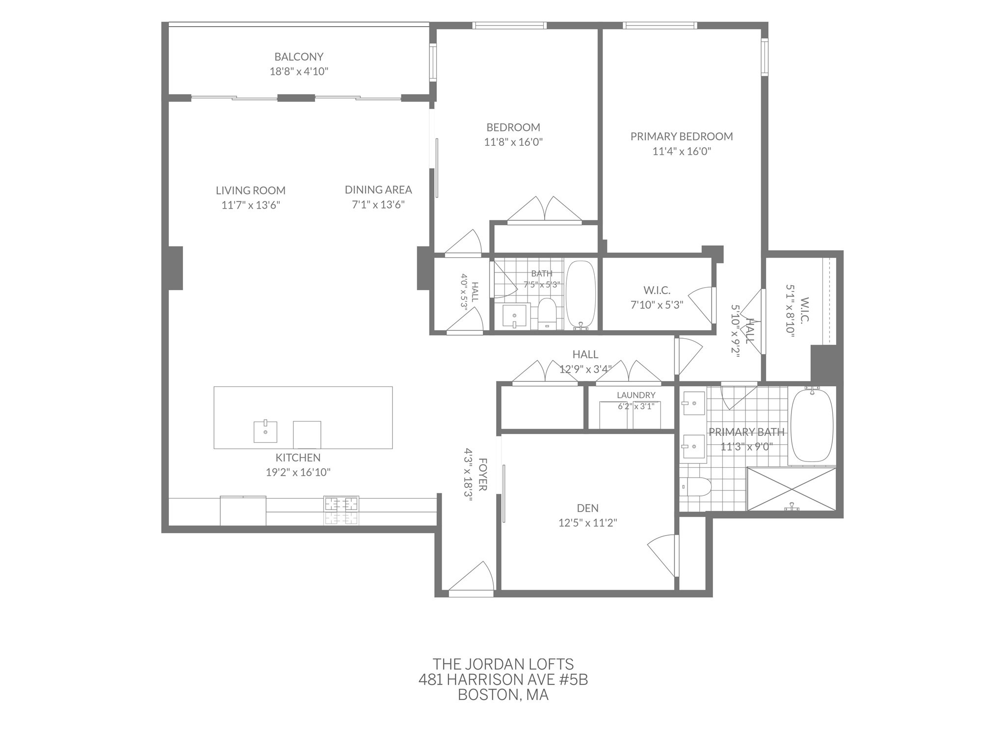 481 Harrison Ave Unit 5B, South End, Boston, MA 02118